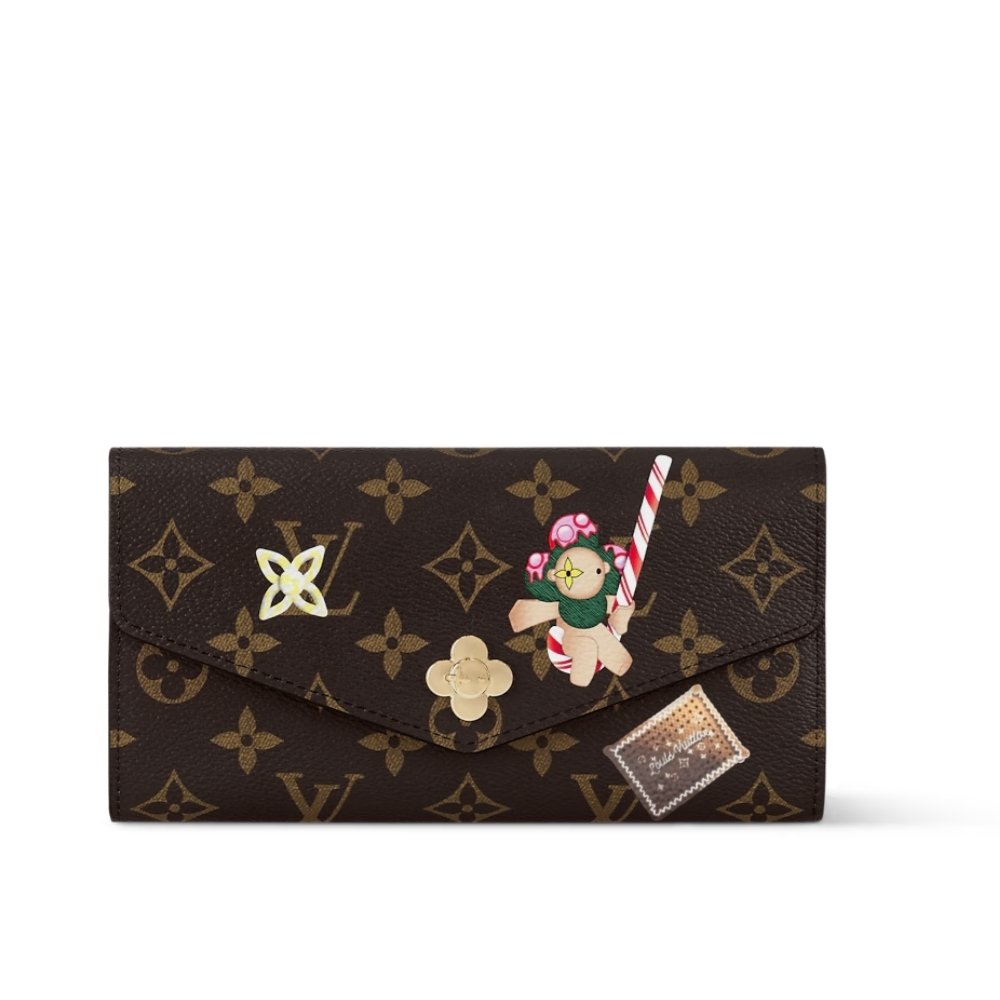 Thumbnail-11-1-3 Louis Vuitton Sarah Wallet Candy Red 19Cm M12207 - Image 1