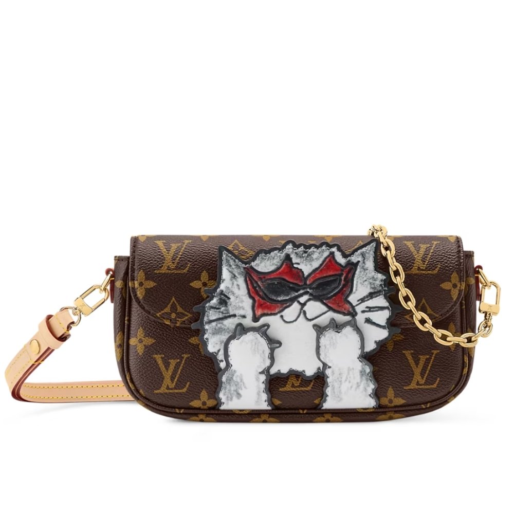 Thumbnail-12-8 Louis Vuitton Ivy Bag Monogram Pattern Brown 23Cm M15148 - Image 1