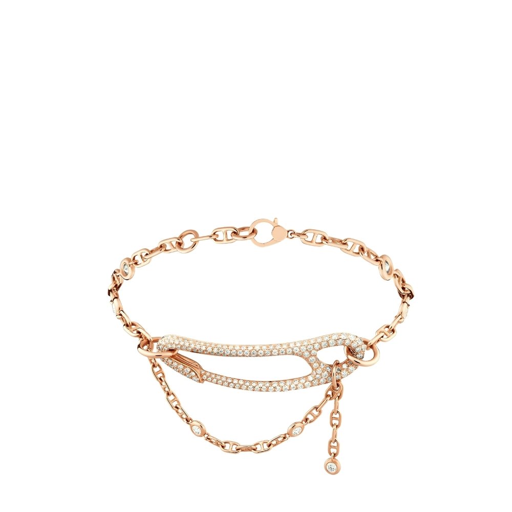 Thumbnail-13-1 Hermes Chaine Dancre Punk Bracelet Gold H217431B 00Sh - Image 1