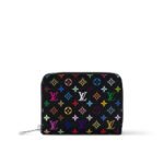 Louis Vuitton X Murakami Zippy Coin Purse Black 11Cm M13409
