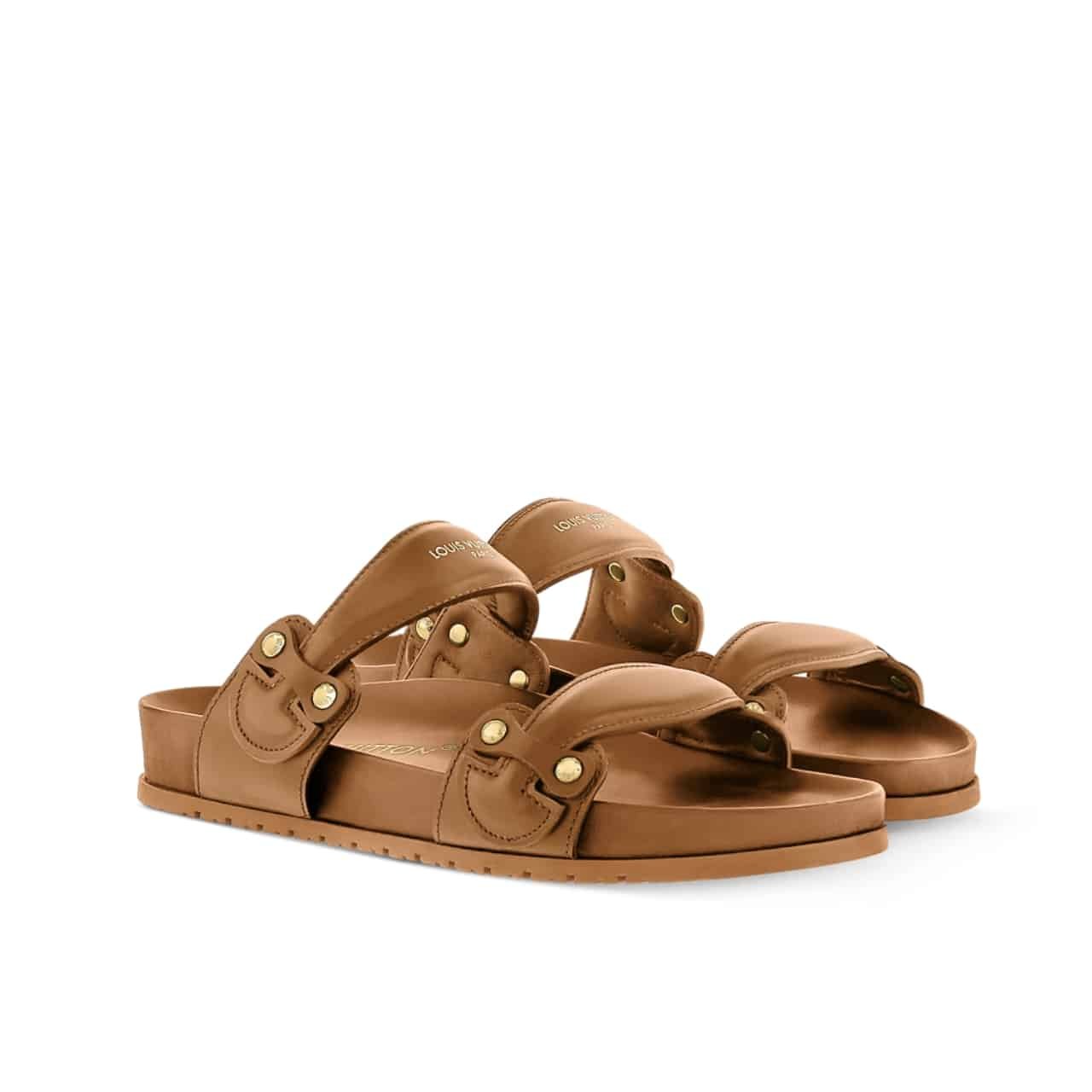 Thumbnail-13-7-2 Louis Vuitton Bom Dia Comfort Mule Brown - Image 1