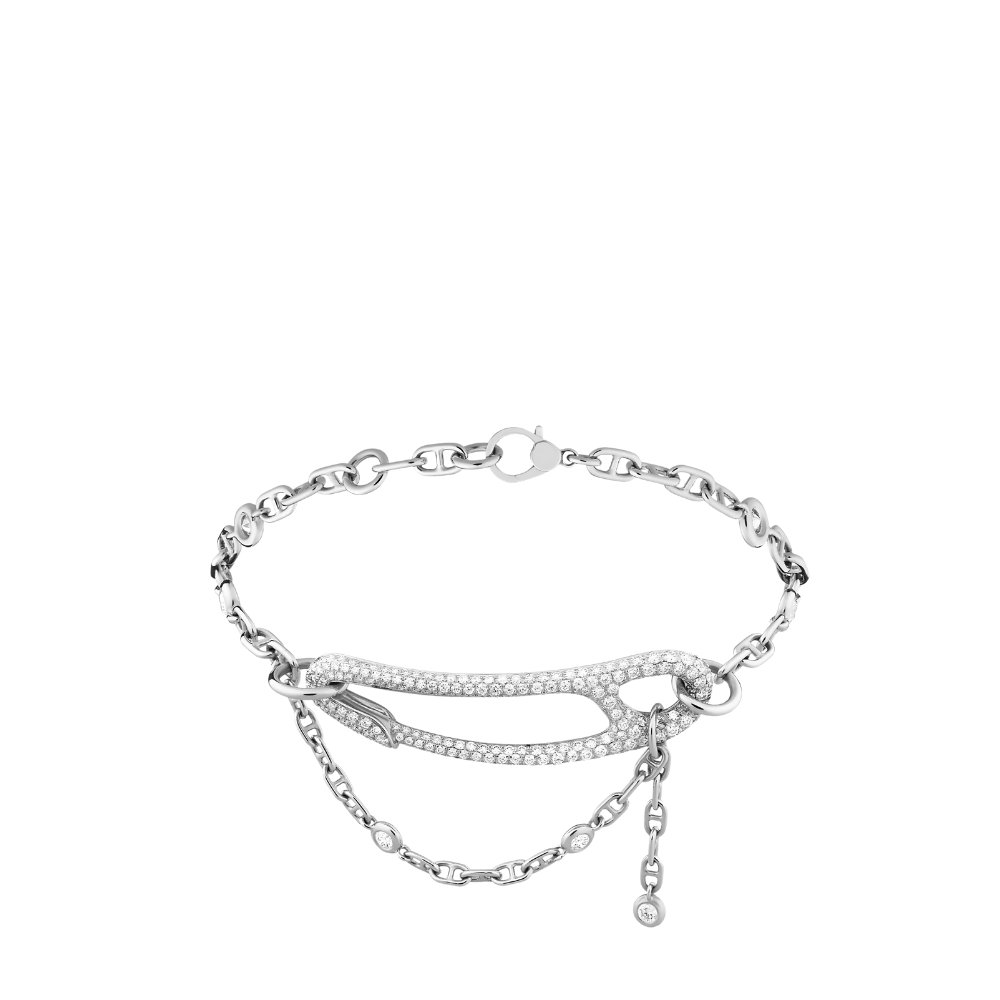 Thumbnail-14-13 Hermes Chaine Dancre Punk Bracelet Silver - Image 1