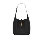 Saint Laurent Le 5 À 7 Soft Small Hobo Bag In Smooth Leather Black 713938Aaauq1000