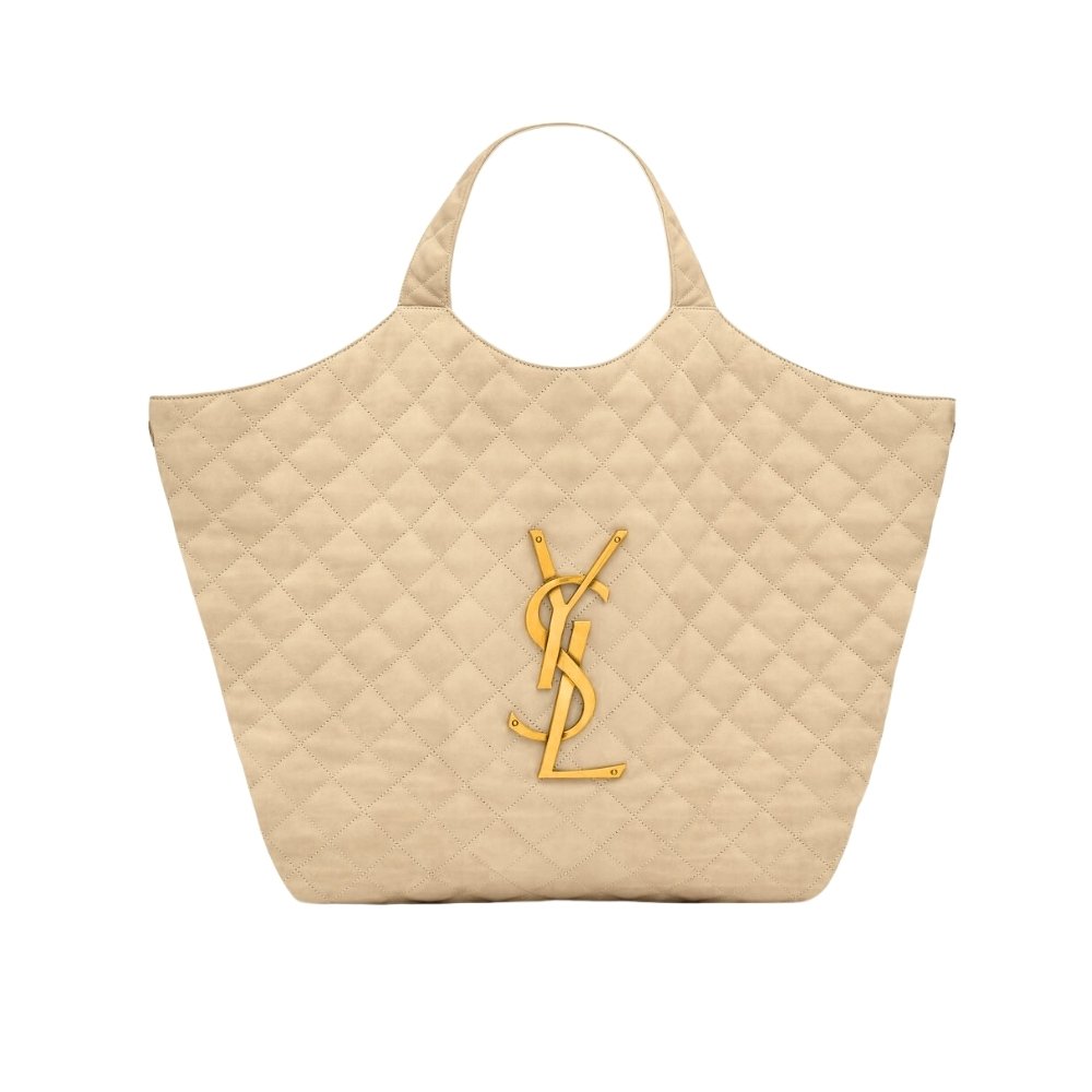 Thumbnail-18-1-5 Saint Laurent Icare Maxi Shopping Bag In Quilted Beige 50Cm 698651Aabr89748 - Image 1