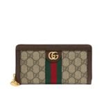 Gucci Ophidia Zip Around Wallet 19.5Cm Brown 523154 96Iwg 8745
