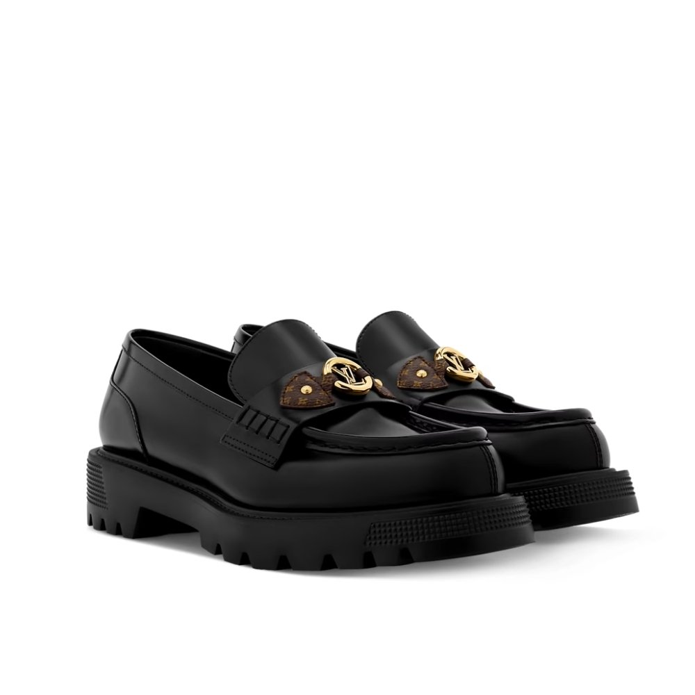 Thumbnail-2-15 Louis Vuitton District Flat Loafer Black 1Aibyh - Image 1