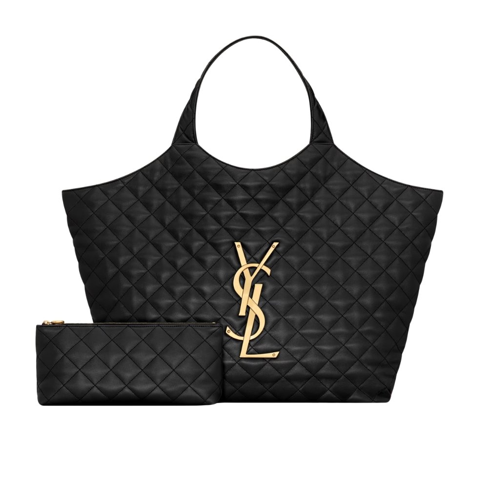 Thumbnail-20-3 Saint Laurent Icare Maxi Shopping Bag In Quilted Black 50Cm 698651Aaang1000 - Image 1