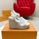 Louis Vuitton Lv Isola Wedge Sandal White 1Aci8O - Image 2