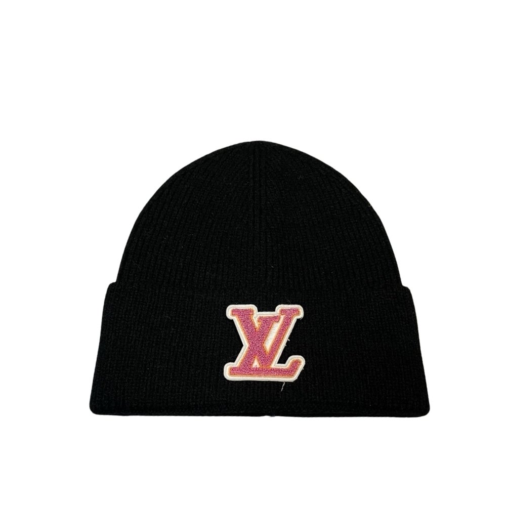 Thumbnail-21-10 Louis Vuitton Only Lv Beanie Black - Image 1