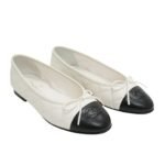 Chanel Ballerina White And Black