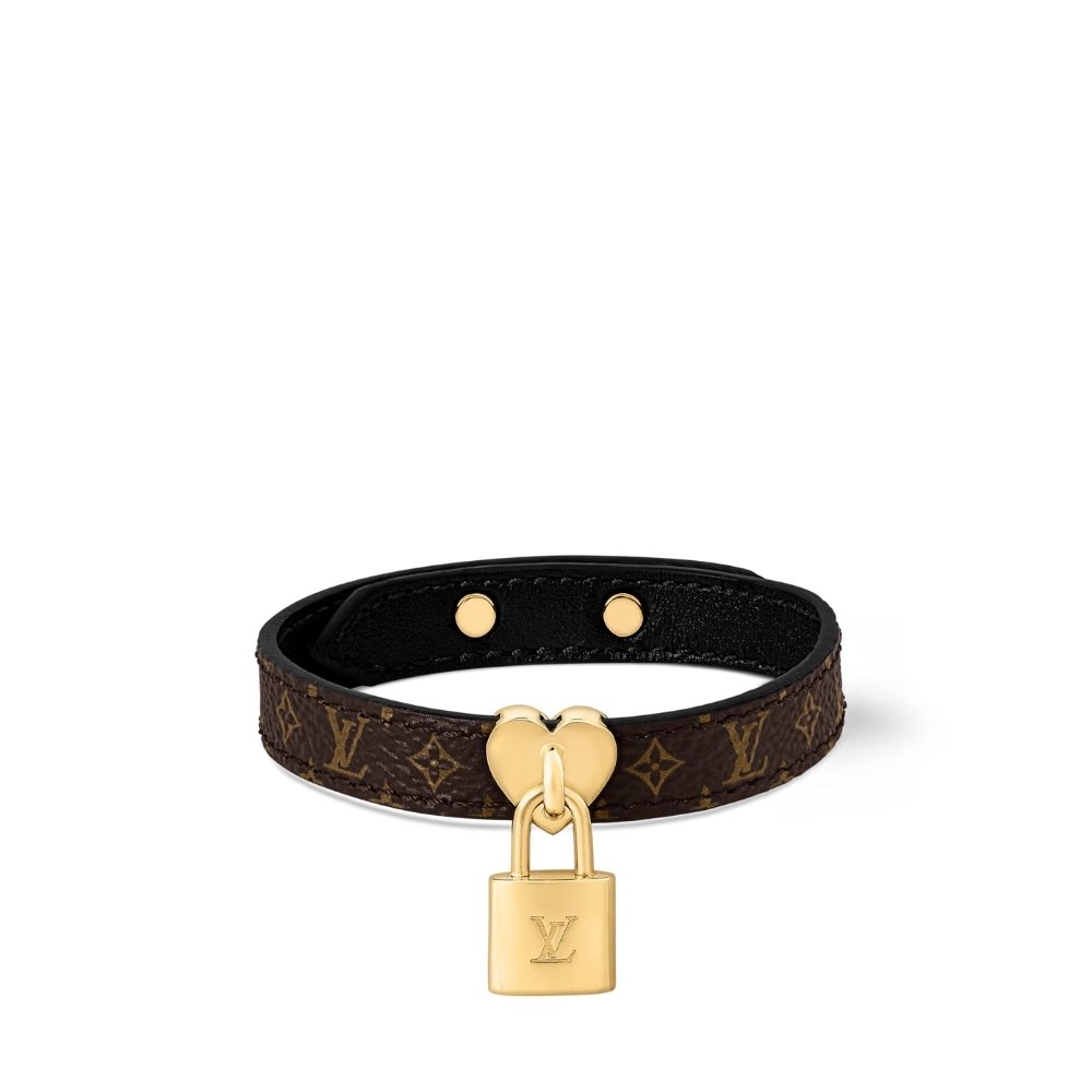 Thumbnail-27-5 Louis Vuitton Lock Me In Love Bracelet Monogram Brown M4264Z - Image 1