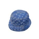 Louis Vuitton Monogram Denim Bucket Hat Blue