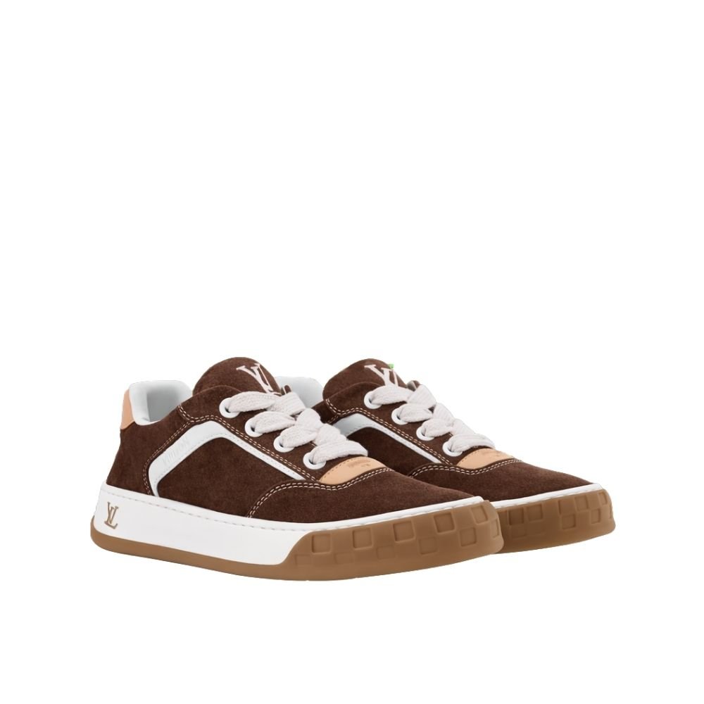Thumbnail-4-4-5 Louis Vuitton LV Tilted Sneaker Brown 1AJ764 - Image 1