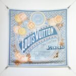 Louis Vuitton Malles Merveilleuses Square 90 Blue 90Cm M79862 - Image 2