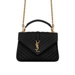 Saint Laurent Medium College Shoulder Bag Black 24Cm 600278Brm071000