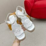 Louis Vuitton Lv Isola Wedge Sandal White 1Aci8O - Image 6