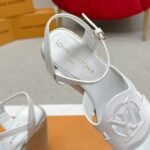 Louis Vuitton Lv Isola Wedge Sandal White 1Aci8O - Image 4