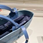 Chanel Paris Book Tote Two Way Shoulder Bag Denim Blue 35Cm - Image 4