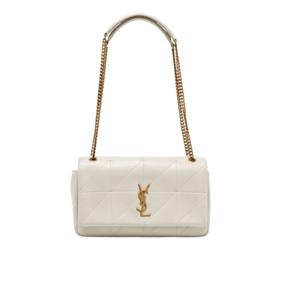 Thumbnail-76-3 Saint Laurent Jamie Medium In White 26Cm - Image 1
