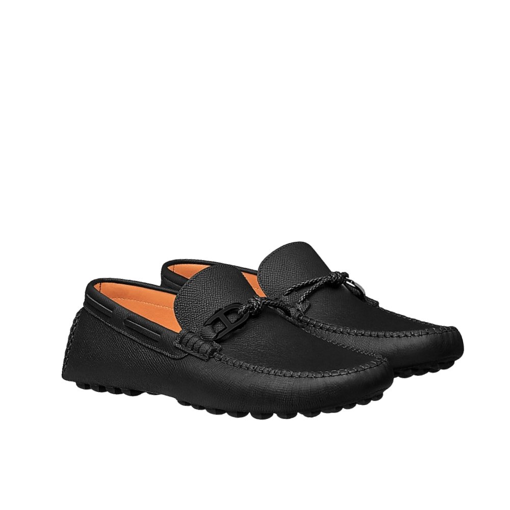 Thumbnail-84 Hermes Alessandro Loafer Black H201434Zh02415 - Image 1