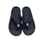 Chanel Flip Flop Sandals Black