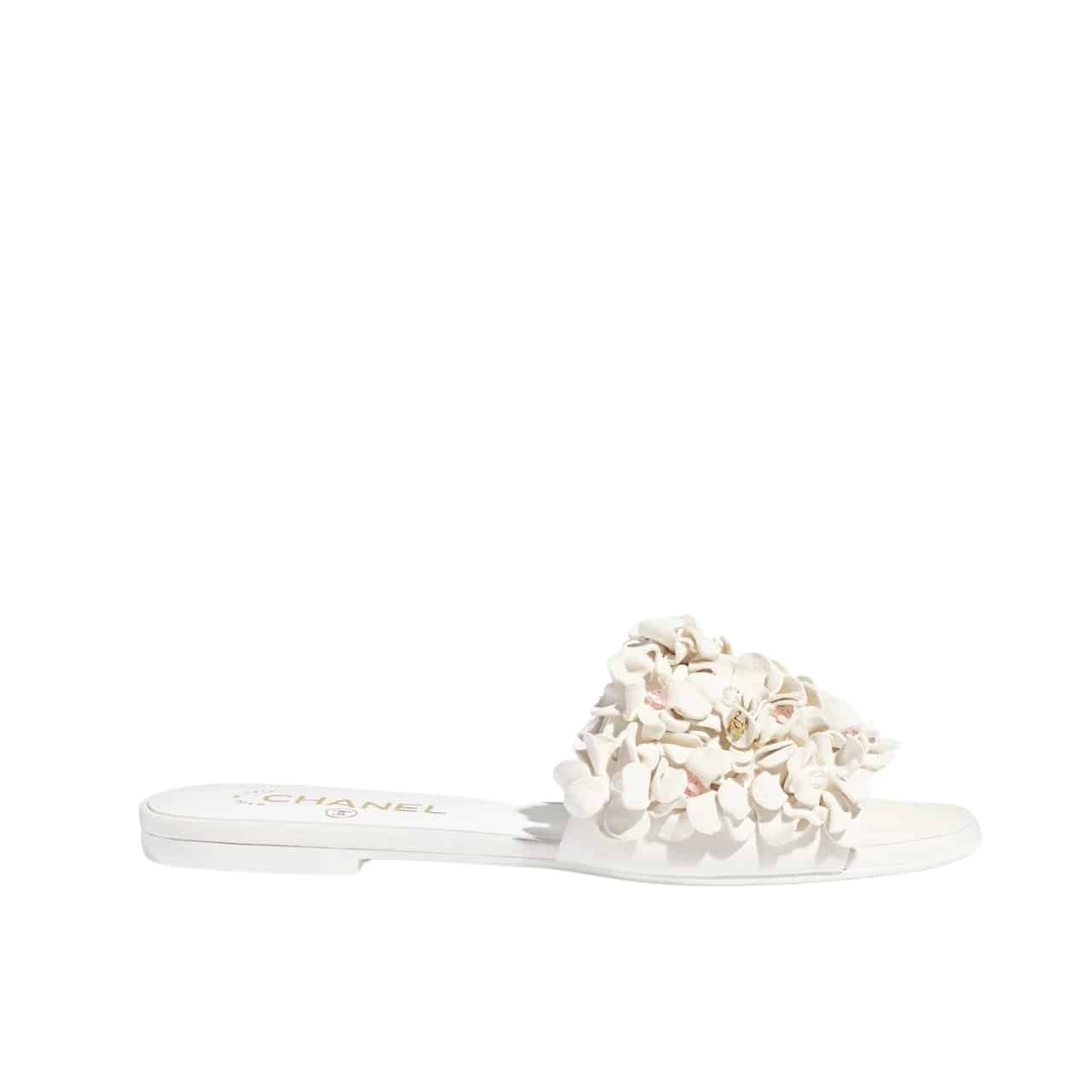 Thumbnail-95 Chanel Mules Suede Strass White G46231 B19043 Naeya - Image 1