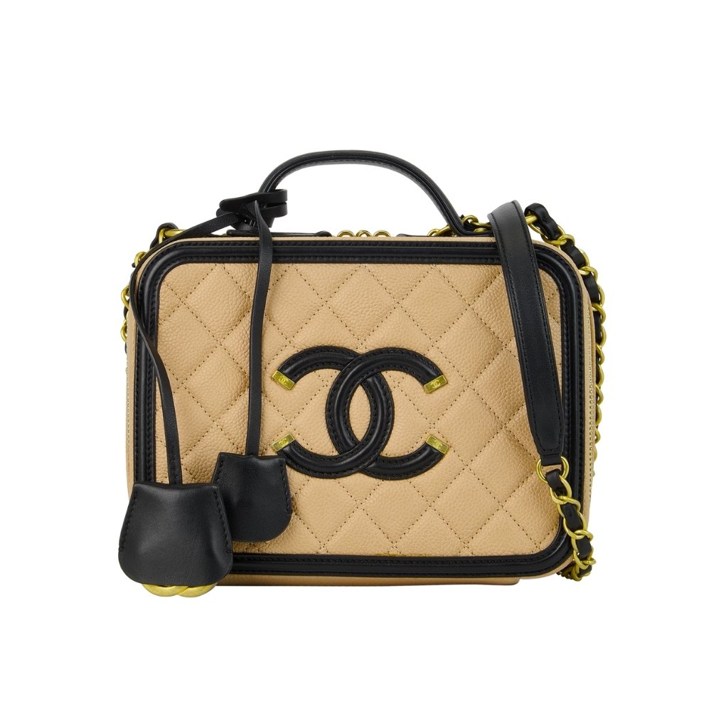 Thumbnails-Emlina-18-4 Chanel CC Filigree Medium Vanity Case Beige 21Cm - Image 1