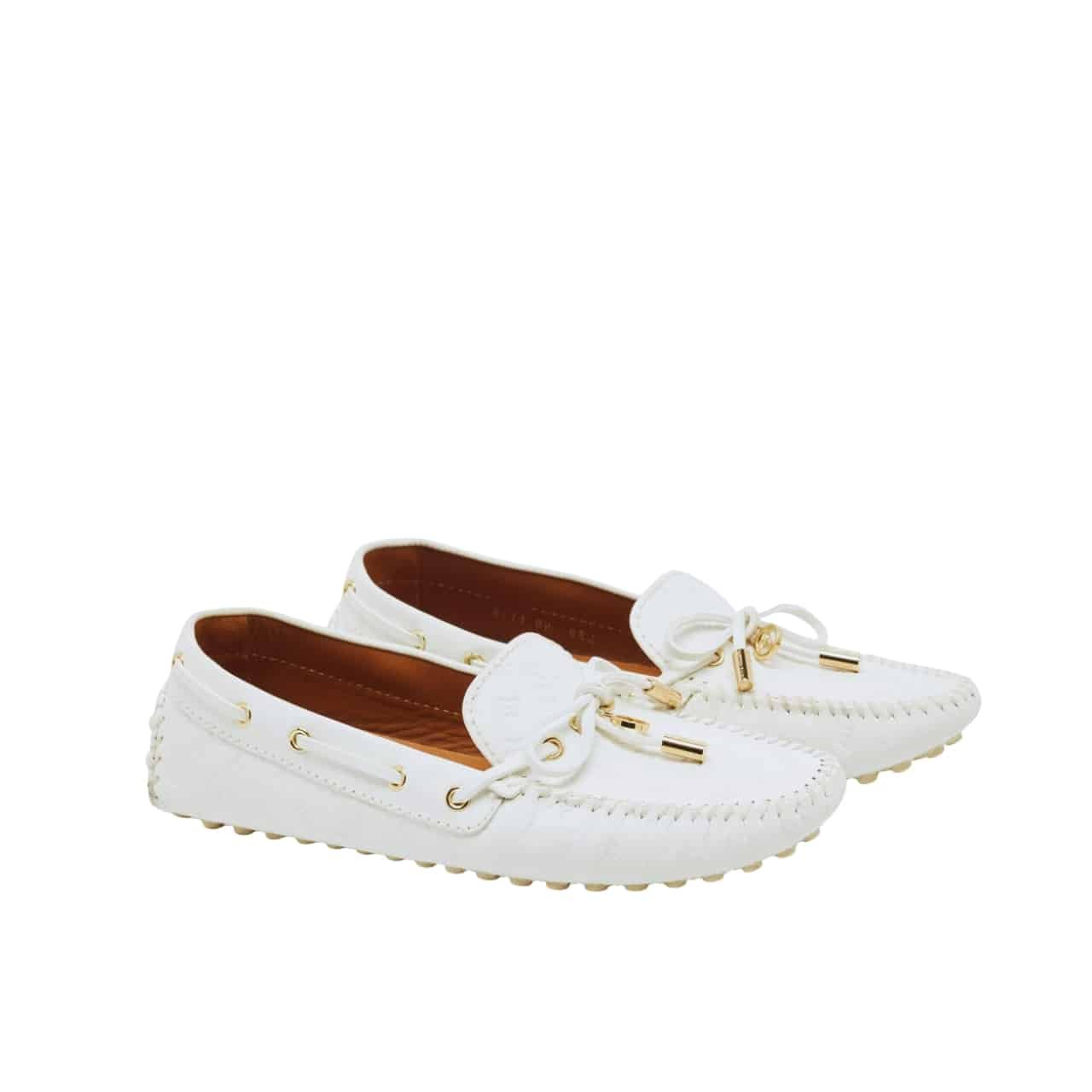 Untitled-1280-x-1280-px-32 Louis Vuitton White Monogram Empreinte Leather Gloria Loafers - Image 1