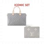 Iconic Set: Speedy Soft 30 And Lisa Wallet Bicolor Monogram