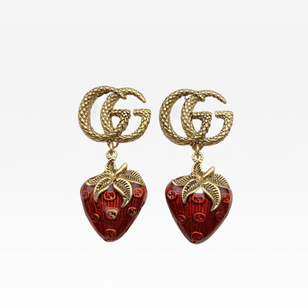 Untitled-600-×-600-px-1 Gucci Gg Strawberry Earrings - Image 1