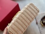 Valentino Garavani Wo Vlogo Small Wicker Basket Bag Beige 25Cm Xw2B0K41Ymp 43S - Image 6