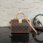 [Super Vip 1:1] Louis Vuitton Speedy Trunk Box Bag 20 Monogram Brown 21Cm M11154 - Image 4