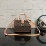 [Super Vip 1:1] Louis Vuitton Speedy Trunk Box Bag 20 Monogram Brown 21Cm M11154 - Image 2