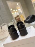 Valentino Garavani Flatform Rockstud Untitled Sneaker In Calfskin Black - Image 2