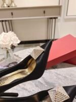 Valentino Garavani One Stud Pump With Crystals Black 1W2S0Fh8Xic Edm - Image 3