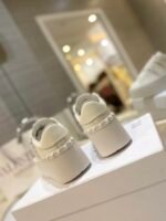 Valentino Garavani Flatform Rockstud Untitled Sneaker In Calfskin White 4W2S0Gg8Bhs 0Bo - Image 2
