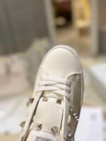 Valentino Garavani Flatform Rockstud Untitled Sneaker In Calfskin White 4W2S0Gg8Bhs 0Bo - Image 4