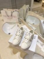 Valentino Garavani Flatform Rockstud Untitled Sneaker In Calfskin White 4W2S0Gg8Bhs 0Bo - Image 8
