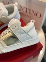 Valentino Garavani Open Skate Sneaker White And Gold - Image 4
