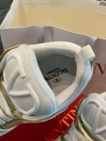 Valentino Garavani Open Skate Sneaker White And Gold - Image 5