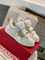 Valentino Garavani Open Skate Sneaker White And Gold - Image 7