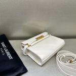 Saint Laurent Mini Manhattan In Box White 19Cm 6756260Sx0W9207 - Image 6