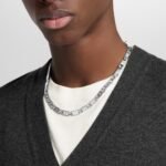 Louis Vuitton Monogram Tied Up Necklace Silver M00919 - Image 6