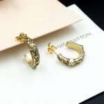 Louis Vuitton Lv Lozine Hoop Earrings Gold - Image 4