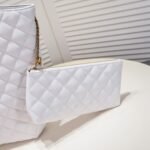 Saint Laurent Icare Maxi Shopping Bag In Quilted White 50Cm - Image 6