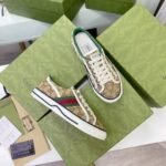 Gucci Tennis 1977 Sneaker Beige Abony 606111 Hvk20 9766 - Image 9