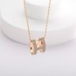 Hermes Mini Pop H Pendant Grey And Gold H147992Fo55 - Image 3