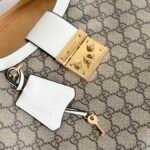 Gucci Padlock Gg Medium Shoulder Bag White 29Cm - Image 7