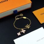 Louis Vuitton Lv Floragram Bracelet Gold M1738A - Image 2