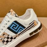 Fendi Domino Fabric Low Sneakers Blue Ff - Image 9